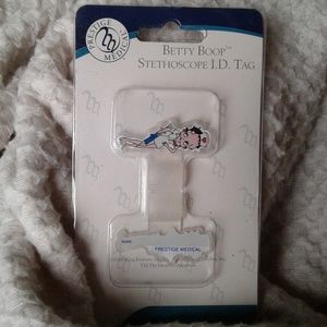 NEW Prestige Medical Betty Boop Stethoscope ID Tag